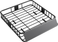 Portapacchi Auto Tetto Da 90.7 Kg, Cestello Portapacchi Auto Universale Con Defl