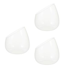 3 Pezzi Bottiglia Vetro