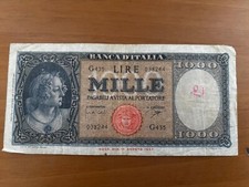 Banconota mille lire anno 1947