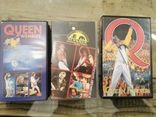 QUEEN - 3 VHS - CONCERTI LIVE