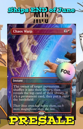 Chaos warp prevendita foil - warp,