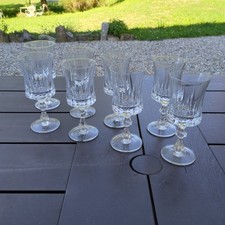 Bicchieri vintage in cristallo "Cristalleria Europa" (set da 8)