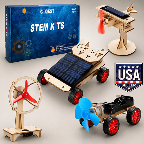 Stem kit auto solare bambini - stem,