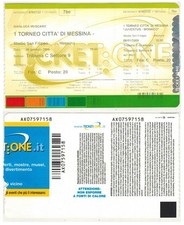 Biglietto Stadio Torneo Citta'