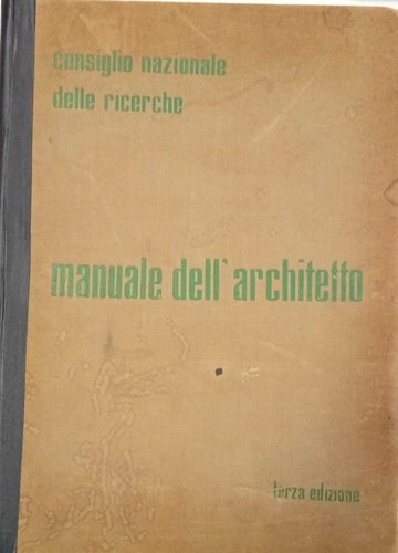 Manuale dell architetto - manuale, dell'architetto
