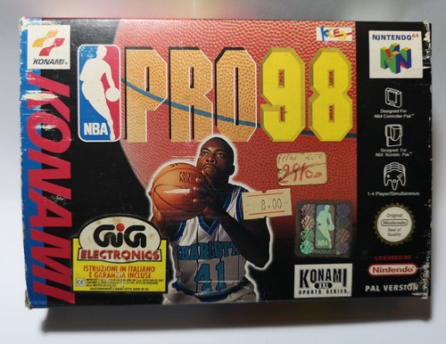 Nintendo nba pro - 64, konami