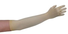 Guanti in lattice lunghi 480 mm, sterili, marca Surgicare Premier India