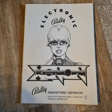 BALLY Pinball XENON Manuale