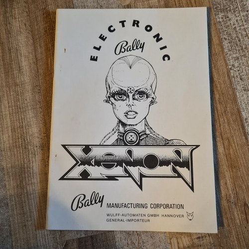 Bally pinball xenon manuale - bally,