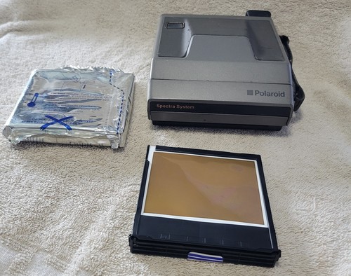 Vintage polaroid spectra - vintage,