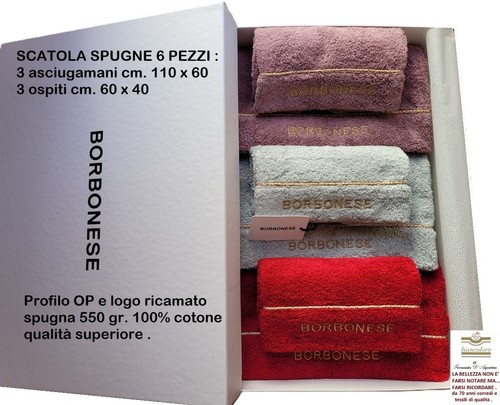 Spugne borbonese scatola - borbonese, 6