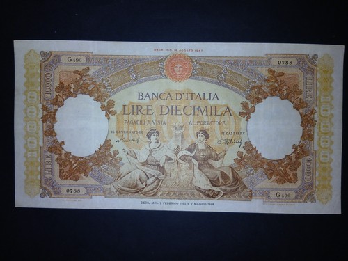 10000 lire repubbliche - lire,