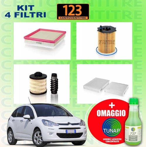 Kit tagliando filtri citroen - tagliando, 4