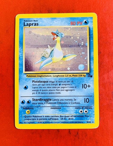 Lotto carte pokemon lapras - lotto,