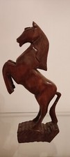 Scultura Cavallo in legno massello - 34x 17x 5 cm - 