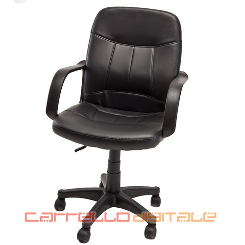 Poltrona ufficio eco pelle - in,