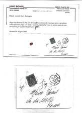 piego tipo lettera da pisa per roma affranc. con 6 crazie perizia