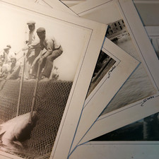 STAMPE ORIGINALI N°5 FOTOGRAFIE GADAU RENATO-TONNARA SALINE DI STINTINO SARDEGNA