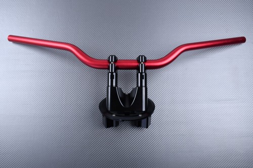 Kit riser manubrio rosso - riser,