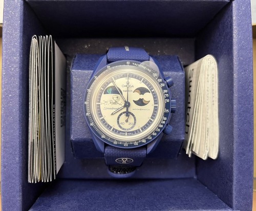 Omega swatch speedmaster - x,