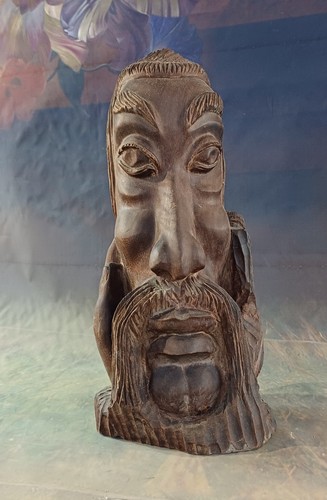 Testa etnica legno duro - testa,
