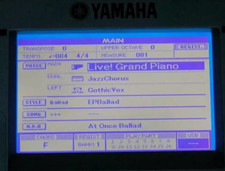 Schermo Display LCD per Yamaha