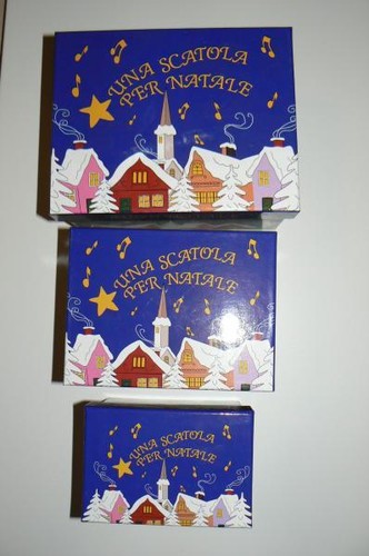 Set scatole regalo natale - regalo,