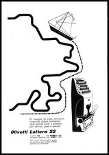 ADVERTISEMENT 1956 OLIVETTI