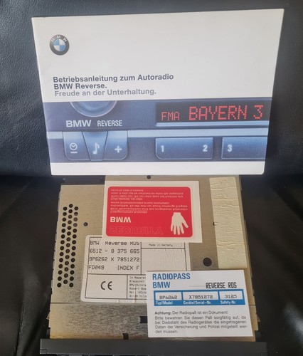 Radio bmw reverse rds - radio,