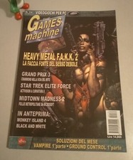 THE GAMES MACHINE 134 TGM SETTEMBRE 2000 HEAVY METAL STAR TREK MIDTOWN DEUS EX