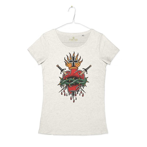 Maglietta tatuaggio cuore - maglietta,