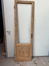 PORTA A VETRI LIBERTY DEI PRIMI DEL 900 IN LEGNO CON PANNELLO SOTTOSTANTE