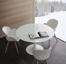 TAVOLO TONDO 130 CON PIANO IN