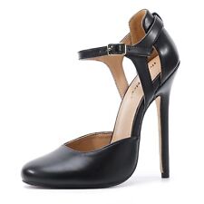 Decolté donna tacco slim 12cm con cinturino modello elegante numero da 40-48