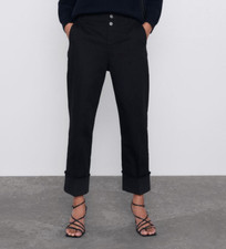 NWT Zara Size 26 US 2 Black