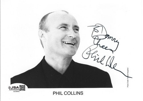 Foto phil collins vera firmata - phil,