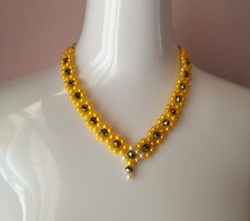 collana girocollo  bigiotteria donna perle finte 