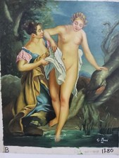 Quadro Coppia Angeli Dipinto a