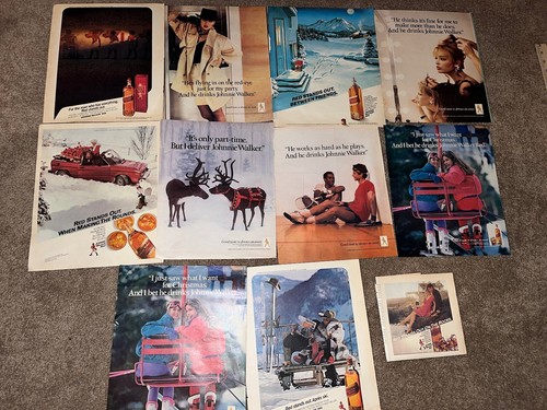 Lot johnnie walker - 11, red