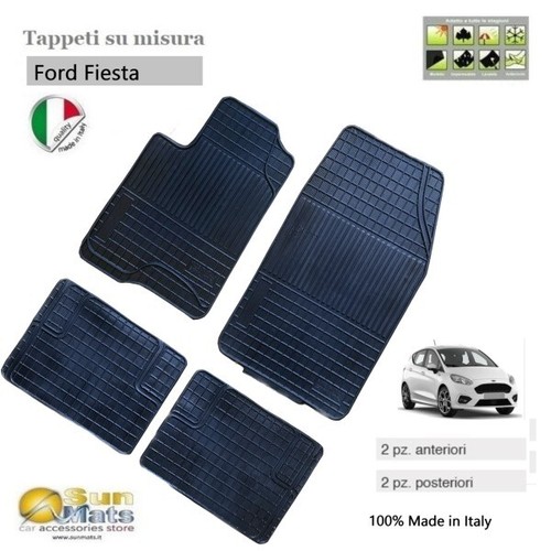 Tappeti ford fiesta gomma - tappeti, in
