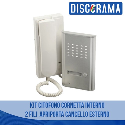 Kit citofono monofamiliare - citofono,