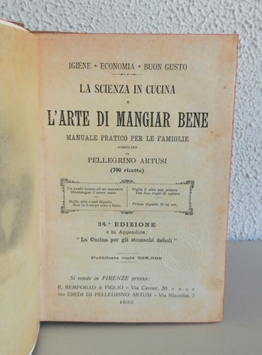 Arte mangiare bene - di,