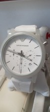 EMPORIO ARMANI CHRONOGRAPH W-WHITE AR-1054 NUOVO