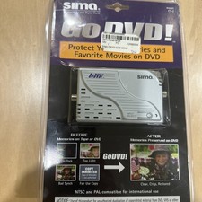 Sima Go DVD CT-200 Backup Trasferimento VHS a DVD NUOVO SIGILLATO Scatola Danneggiata