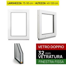 Finestre PVC in Vetro Fisso da