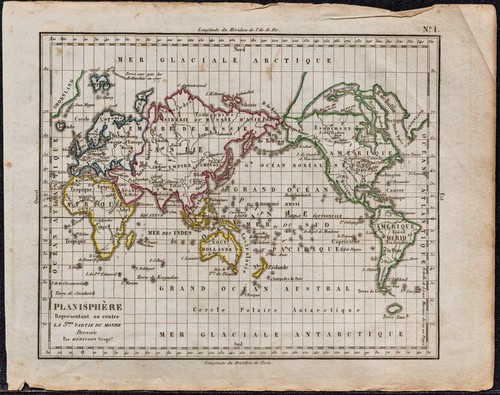 1828 planisfero carta - 1828,
