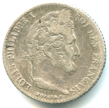 raro, 1/4 di franco argento