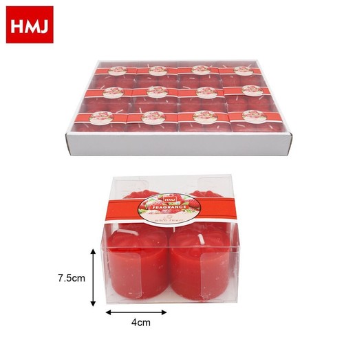 Set pezzi candele colorate - pezzi,