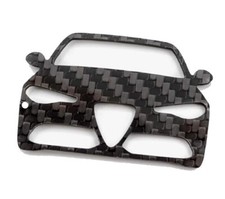 Portachiavi in CARBONIO modello: ALFA GIULIA FRONTALE dimensioni: 60 X 38 mm