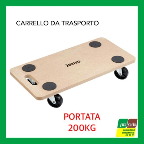 Carrello trasporto pianale - da,